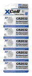 XCell CR2032 elementinė baterija &ndash; 3V ličio monetinė baterija (145538)