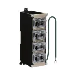 EFB Elektronik Keystone Distribution Housing 8-Port for DIN Rail and Wall Mount, Plastic, Light Grey