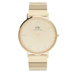 DANIEL WELLINGTON Moteri&scaron;kas laikrodis DW00100779 40mm Rožinis auksas Juodas NATO