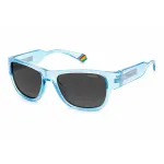 POLAROID PLD6197SMCMVU Unisex Havana Square Akiniai - Rudi Poliarizuoti Lę&scaron;iai
