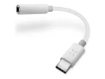 FIXED Link Adapter USB-C / 3,5 mm lizdas, baltas