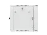 Dviejų sekcijų sieninis stovo spintos korpusas 19 inch 12U 600x600 pilkas LANBERG (plok&scaron;čioje pakuotėje)