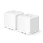 Mesh sistema MERCUSYS Halo H60X (2 vnt.) Dviejų juostų Wi‑Fi 6, 1500 Mbps, iki 350 m&sup2;, 2x LAN, vidinės antenos, balta