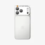Spigen Optik Pro XL Glass EZ Fit Camera Protector, iPhone 17 Pro Max, sidabrinis