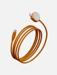 ENERGEA Flow Duo Watch 2-in-1 USB-C į USB-C + Apple Watch įkroviklis 480 Mbps 60 W 1,5 m Oranžinis
