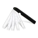 Aristo 5-Fold Scale Ruler 1:1/10/15/20/25/30/33.33/40/50/75/125 300 mm White