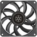 Korpuso ventiliatorius SILVERSTONE SST-AS120B 120mm juodas permatomas, 3-pin