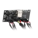 Vidinis maitinimo laidas Alphacool 25054 80 cm tiesūs jungtys