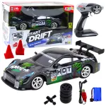 LEAN TOYS Drift Car RC Black Green 30km/h 1:16