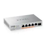 Zyxel XMG-105HP nevaldomas 2.5G Ethernet (100/1000/2500) maitinimas per Ethernet (PoE) sidabrinis