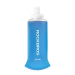 ROCKBROS Soft Flask 500 ml mėlynas - sulankstomas hidratacijos butelis bėgimui, trail bėgimui, dviračiui, žygiams