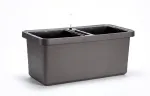 URBALIVE BERBERIS DUO savaime laistomas vazonas 78 x 39 cm pilkas