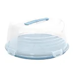 CURVER Apvali pyragų transportavimo dėžė &Oslash;34,7x15,6cm mėlyna