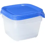 Curver Fresh & Go kvadratinių maisto talpyklų rinkinys, 3 vnt., 1,2L, mėlynos spalvos