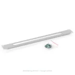 Triton RAC-ZP-X03-A1 19 inch 1U kabelių įvado skydas be &scaron;epetėlio, pilkas