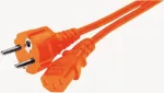 EXERTIS CONNECT maitinimo kabelis, Schuko į IEC C13, oranžinis, 1,8 m 808073