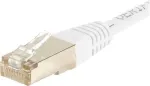 EXERTIS CONNECT Cat6 S/FTP komutacinis kabelis, PiMF, baltas, 5,0 m, plonas snagless apsauga 856887