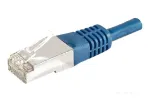EXERTIS CONNECT Cat.6a F/UTP komutacinis kabelis, 0,5 m, mėlynas, 10 Gbps 859517