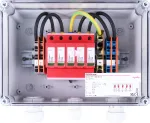 DEHN DCU 2 YPV 1100 2M 1S 2 tipo vir&scaron;įtampių apsaugos įtaisas fotovoltinėms sistemoms, 2 MPPT, 1 eilutė vienam MPPT, 1100 V DC, IP65 korpusas 900921