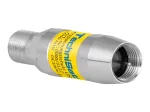 TechniSat USS1 0000/3122 koaksialinis vir&scaron;įtampio ribotuvas, F ki&scaron;tukas į F lizdą, sidabro/geltonos spalvos