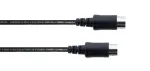 Cordial MIDI jungties kabelis 1,5 m juodas (14895)