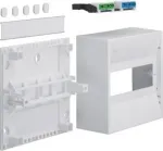 Hager GD108N Gamma 8 modulių mini skirstomasis skydas IP30 baltas