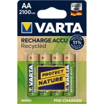 VARTA Recharge Accu Recycled 56816 &ndash; Baterijos 4&times;AA tipo &ndash; NiMH &ndash; (įkraunamos)