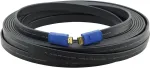 Kramer C-HM/HM/FLAT/ETH-6 plok&scaron;čias didelės spartos HDMI kabelis su eternetu, 1,8 m, juodas 97-01014006