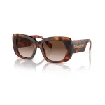 Burberry BE4410-331613 moteri&scaron;ki katės akies formos akiniai nuo saulės, Havana/ruda gradientinė, 52/18/140 mm