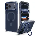 SPIGEN Ultra Hybrid Optik S MagSafe dėklas iPhone 17 Pro Max / 18 Pro Max - permatomas / tamsiai mėlynas