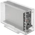 Dėklas HDD/SSD DeLOCK 42624 Skaidrus 2.5/3.5 colio