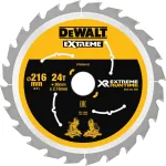 Pjūklo diskas DeWALT XR FlexVolt 216 mm x 30 mm 24T