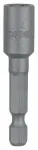 Bosch 1/4 inch antgalių įstatymas 7 mm &scaron;e&scaron;iakampis 50 mm ilgio chromo vanadžio plienas 2608550070