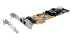 EXSYS EX-6072POE-2 dviejų gigabitinių Ethernet prievadų PCIe tinklo plok&scaron;tė su PoE, žemo profilio