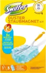Swiffer Staubmagnet Starter Kit Olympia &ndash; sausam valymui skirtas rinkinys su kotu ir 5 elektrostatinėmis &scaron;luostėmis
