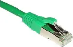 ACT 0.5m Cat6a S/FTP tinklo kabelis, žalias (IB7400)
