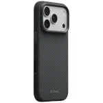 PITAKA Summa dėklas iPhone 18 Pro / 17 Pro, juodai pilkas