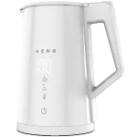 AENO EK8S Smart elektrinis virdulys: 1850-2200W, 1,7L, Strix, dvigubos sienelės, temperatūros valdymas, palaikymo &scaron;iltai funkcija, valdymas per Wi-Fi, LED ekranas, neįkaitantis korpusas, automatinis i&scaron;sijungimas