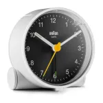 Braun BC01WB Kvarcinis žadintuvas juodas, baltas