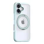 Apsauginis dėklas Torras Ostand R Fusion iPhone 16 &mdash; Žalias, plonas apsauginis dėklas su tiksliomis i&scaron;pjovomis