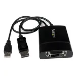 StarTech.com DP2DVID2 &ndash; aktyvus adapteris DisplayPort į DVI Dual Link, 2560x1600 60Hz, USB maitinimas, fiksuojanti jungtis