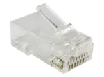 RJ-45 ki&scaron;tukas Alantec WT118, Cat5e U/UTP, permatomas baltas, 100 vnt.