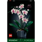 LEGO 10311 Icons Orchid &ndash; Dirbtinio augalo konstruktorius su gėlėmis, namų dekoro aksesuaras suaugusiems, Botaninė kolekcija, dovana vyrui ar žmonai