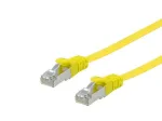 Equip Cat.6A U/FTP plok&scaron;čias pataisos kabelis RJ-45 0,5 m geltonas