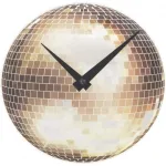NeXtime klok 5172 Little Disco, &Oslash;20 cm, sieninis, sidabrinis
