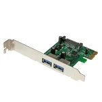 StarTech.com 2 prievadų PCI Express (PCIe) SuperSpeed USB 3.0 kortelės adapteris su UASP &ndash; SATA maitinimas
