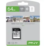 Flash atminties kortelė PNY Elite 64 GB SDXC UHS-I Class 10 P-SD64GU1100EL-GE