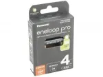 Panasonic eneloop pro AAA tipo įkraunamos baterijos, 900 mAh, 4 vnt.