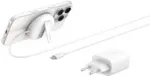 Magnetinis belaidis įkroviklis Belkin WIA011KQWH Qi2 15W sulankstomas su 20W maitinimo adapteriu Baltas