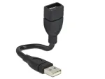 USB kabelis DeLOCK 15 cm USB 2.0 USB A juodas